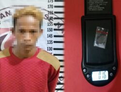 Satresnarkoba Polres Tulang Bawang Tangkap Pemuda Asal Dente Teladas