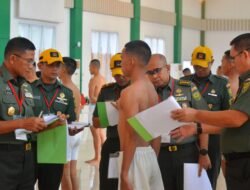 Danrem 043/Gatam Brigjen TNI Iwan Ma’ruf Zainudin, S.E., Pimpin Sidang Parade Catar Akmil 2023