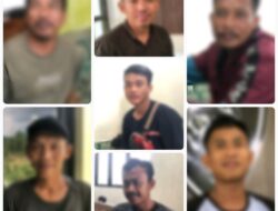 Polres Mesuji Amankan 7 Orang Pelaku Pemasangan Instalasi Listrik Di Kawasan Register 45