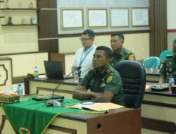 Danrem 043/Gatam Hadiri Taklimat Awal Satgas Penatausahaan BMN Kemhan Dan TNI