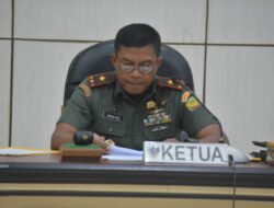 Danrem 043/Gatam Pimpin Sidang Pemberhentian dan Pengangkatan Dalam Jabatan Perwira TW II TA. 2023