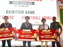 Danrem 043/Gatam Ucapkan Selamat Kepada Para Juara ESI Gubernur Cup Tahun 2023
