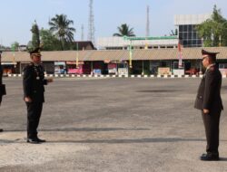 Peringati Hari Bhayangkara Ke-77, Polres Mesuji Gelar Upacara di Alun-alun Simpang Pematang