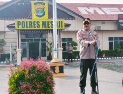 AKBP Yuli Haryudo S.E Pimpin Apel Terakhir Sebagai Kapolres Mesuji
