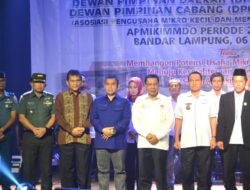 Kasiter Kasrem 043/Gatam Hadiri Pelantikan Pengukuhan DPD Prov. Lampung Dan DPC 15 Kabupaten Kota APMIKIMMDO Periode 2023 – 2028