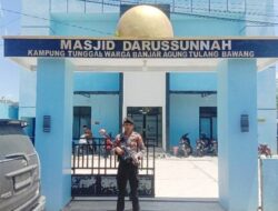 Samapta Polres Tulang Bawang Gelar Patroli Perintis Presisi di Sejumlah Masjid