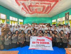 Sambut HUT Polwan RI Ke-75 Tahun 2023, Polres Tulang Bawang Gelar Police Goes To School