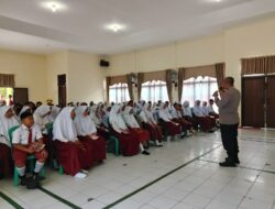 Satbinmas Polres Mesuji Isi materi Dalam Kegiatan MATSAMA di MTSN 1 Mesuji