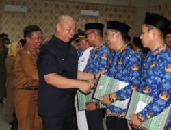 Sekda Kabupaten Mesuji Melantik Pejabat Administrator, Jabatan Pengawas dan Jabatan Fungsional di Pemkab Mesuji