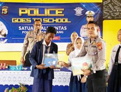 Polres Tulang Bawang Gelar Police Goes To School di SMP Negeri 1 Gedung Meneng