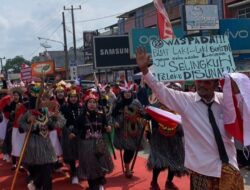 Kapolres Mesuji Hadiri Pawai Budaya Dalam Rangka Peringatan HUT Kemerdekaan Republik Indonesia