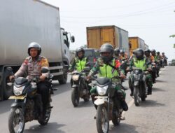 Menjelang Pemilu 2024, Polres Mesuji Bersama TNI dan Sat Pol PP Melakukan Patroli