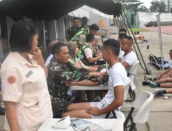 Danrem 043/Gatam Pantau Pelaksanaan Tes Kesegaran Jasmani Calon Taruna Akademi TNI TA. 2024.