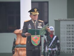 Upacara Hari Lahir Pancasila Di Pimpin Langsung Danrem-043/Gatam