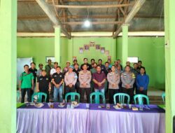 Kapolsek Tanjung Raya DI Dampingi Kanit Provos, Kanit Binmas Serta Anggota, Melaksanakan Jumat Curhat Dan Colling Sistem Bersama Aparatur Desa Harapan Mukti Dalam Rangka Antisipasi Gangguan Kamtibmas Nenjelang Hari Raya Idul Adha Dan Pilkada 2024