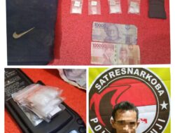 Jajaran Sat Res Narkoba Polres Mesuji Polda Lampung Berhasil Ungkap Kasus Seorang TO Tindak Pidana Narkotika Dalam Rangka Ops Antik Krakatau 2024
