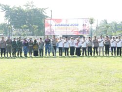 Meriahkan Dan Menyambut Hari Bhayangkara Ke-78 Tahun 2024, Polres Tulang Bawang Gelar Lomba PBB Tingkat SMA Dan SMP Sederajat