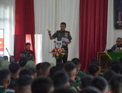 Danrem 043/Gatam, Tegas Larang Adanya Kekerasan Dalam Rumah Tangga Prajurit Yonif 143/TWEJ