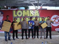 Kapolres Mesuji Membuka Lomba Mancing Dikolam Mapolres Setempat, Dalam Rangka Menyambut Hari Ulang Tahun Bhayangkara Ke-78