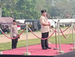 Kasat Binmas Polres Mesuji Selaku Kakak Pembina Kontingen Saka Bhayangkara Polres Mesuji, Mengikuti Acara Pembukaan Lokabharata IV Tahun 2024