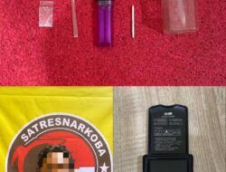 Anggota Polsek Mesuji Timur Bersama Anggota Opsnal Sat Res Narkotika Polres Mesuji Berhasil Ungkap Kasus Dan Menangkap Tersangka Non TO Terbukti Melakukan Tindak Pidana Penyalahgunaan Narkotika