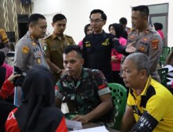 Dalam Rangka Memperingati Hari Ulang Tahun Bhayangkara Ke-78, Polres Mesuji Menggelar Bhakti Sosial Donor Darah