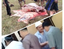 Kapolres Mesuji Bersama Para PJU Melaksanakan Ibadah Sholat Idul Adha 1445 H/Tahun 2024 di Masjid Trisna At-Taubah Mapolres Setempat