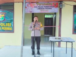 Kapolres Mesuji AKBP Ade Hermanto S.H, S.Ik, M.M, CPHR Meresmikan Gedung Baru Pos Polisi Perbatasan Labuhan Permai Antara Provinsi Lampung Kabupaten Mesuji Dengan Provinsi Sumatera Selatan Kabupaten Ogan Komering Ilir (OKI)