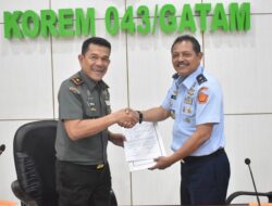 Exit Meeting Audit Kinerja Itjen TNI, Danrem 043/Gatam Ucapkan Terima Kasih
