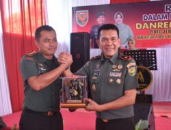 Danrem 043/Gatam Kunjungi Kodim 0429/Lamtim, Ingatkan Prajurit Untuk Tidak Cepat Emosional