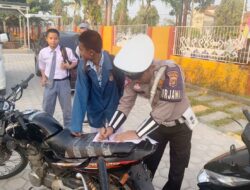 Cegah dan Minimalisir Laka Melibatkan Pelajar, Ini Yang Dilakukan Satlantas Polres Tulang Bawang