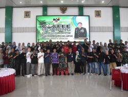 Tingkatkan Sinergitas dan Silaturahmi, Korem 043/Gatam Gelar Coffee Morning Bersama Insan Media Provinsi Lampung