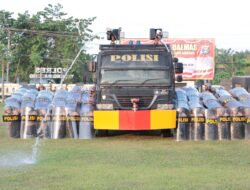 Polres Tulang Bawang Gelar Latihan Dalmas Secara Periodik, AKBP James Paparkan Tujuannya