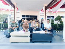 Jajaran Polres Mesuji Bersama Unsur Terkait Melaksanakan Apel Gelar Pasukan Ops Mantap Praja Krakatau 2024, Dalam Rangka Pengamanan Pemilihan Kepala Daerah Serentak Tahun 2024