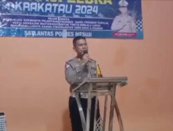 Jajaran Sat Lantas Polres Mesuji Sosialisasi Kepada Masyarakat Terkait Ops Zebra Krakatau 2024