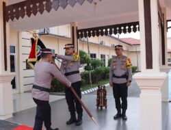 Jajaran Polres Mesuji Melaksanakan Apel Napak Tilas Tunggul Di Bumi Ragab Begawe Caram