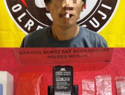 Jajaran Sat Res Narkoba Polres Mesuji Menangkap Pelaku Pengedar Narkoba Di Sungai Badak