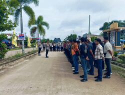 Terahir Kampanye Akbar No Urut 02 El-GI Jajaran Polres Mesuji Melaksanakan Pengamanan