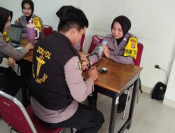 Polda Lampung Beri Layanan Kesehatan Anggota Pengamanan dan Petugas Pemilu Agar Tetap Prima