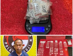 Rumah Seorang Pengedar Narkoba di Desa Sungai Cambai DI  Grebek Jajaran Sat Res Narkoba Polres Mesuji