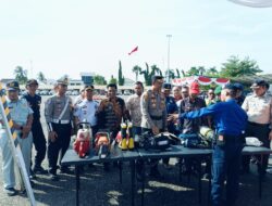 Jajaran Polres Mesuji Gelar Pasukan Ops Lilin Krakatau,Jelang Natal 2024 Dan Tahun Baru 2025