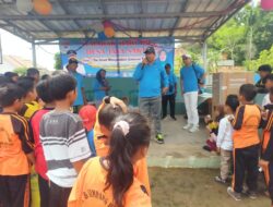 Saheri.S.Pd : Berbagi Dorprize Kepada Warga Desa Jaya Sakti Dan SekitarNya Dalam Rangka Hari Ibu