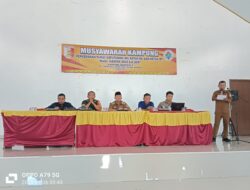Pemerintah Kampung Menggala Timur Gelar Rapat Musyawarah Kampung Awal Tahun 2025