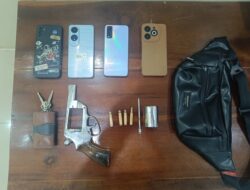 PAM Polres Mesuji Amankan 4 Orang Di PT.Prima Alumga Membawa Senpi Dan  Komsumsi Narkoba Jenis Sabu