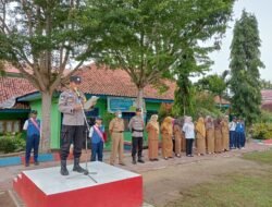 Babinkamtibmas Simpang Pematang Menjadi Pembina Upacar