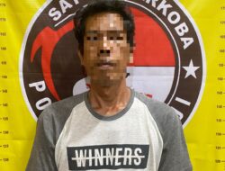 Seorang Supir Asal Bandar Lampung Di Amankan Sat Res Narkoba Polres Mesuji