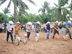 Penanaman Jagung Serentak 1 juta Hektar Polda Lampung Dukung Ketahanan Pangan Nasional
