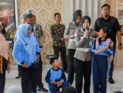 Polda Lampung Dukung Pendidikan Inklusif,Anak Anak SDB Kunjungi Polresta Bandar Lampung