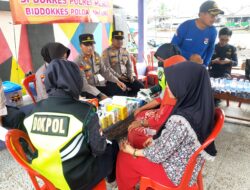 Polres Mesuji Gelar Cek Kesehatan Gratis,Warga Antusias Sambut Kepedulian Polri