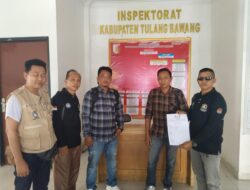 LSM LIR dan ALPBD Resmi Laporkan Oknum Kepala Kampung Suka Maju Ke Inspektorat